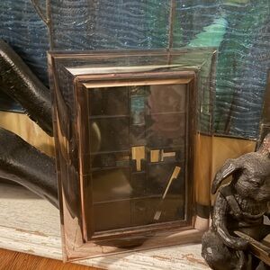 Vintage unique light amethyst acrylic Picture Frame 70's